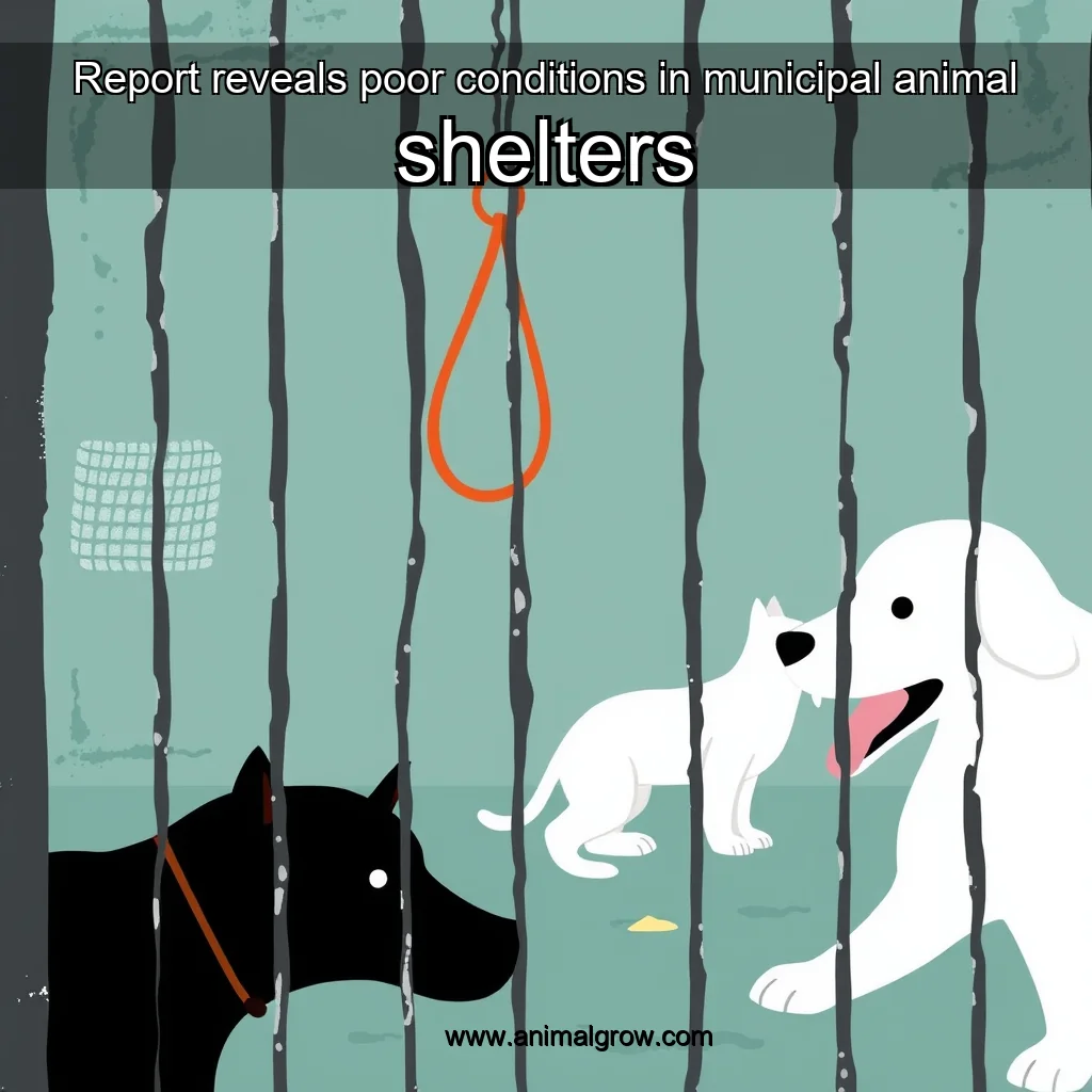 Report reveals poor conditions in municipal animal shelters