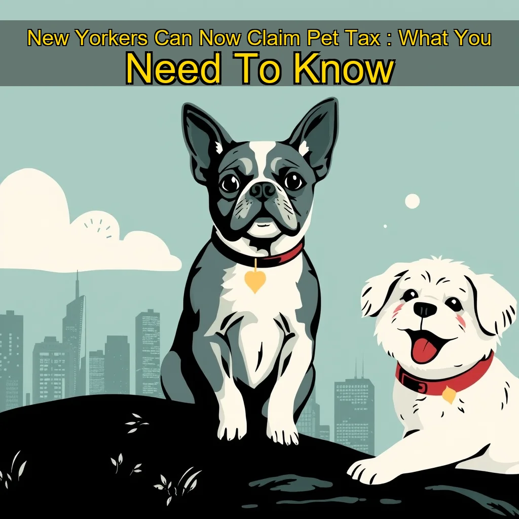 Read more about the article New Yorkers Can Now Claim Pet Tax : What You Need To Know