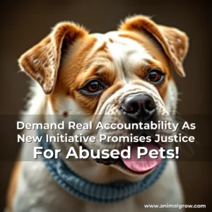 Artistic representation for Demand Real Accountability As New Initiative Promises Justice For Abused Pets!