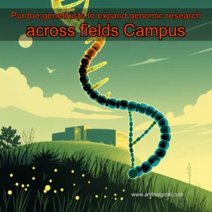 Artistic representation for Purdue geneticists to expand genomic research across fields Campus
