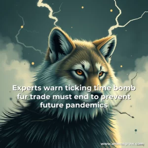 Artistic representation for Experts warn ticking time bomb fur trade must end to prevent future pandemics