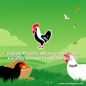 Artistic representation for Indian Poultry Alliance Acquires Kwality Animal Feeds for 300 Cr