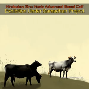 Artistic representation for Hindustan Zinc Hosts Advanced Breed Calf Exhibition Under Samadhan Project