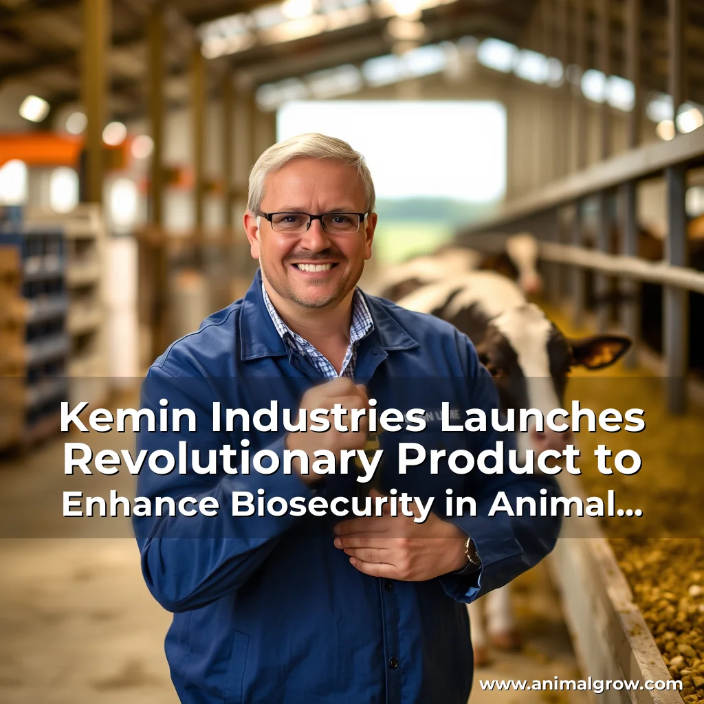 Read more about the article Kemin Industries Launches Revolutionary Product to Enhance Biosecurity in Animal Feed and Global Food Supply