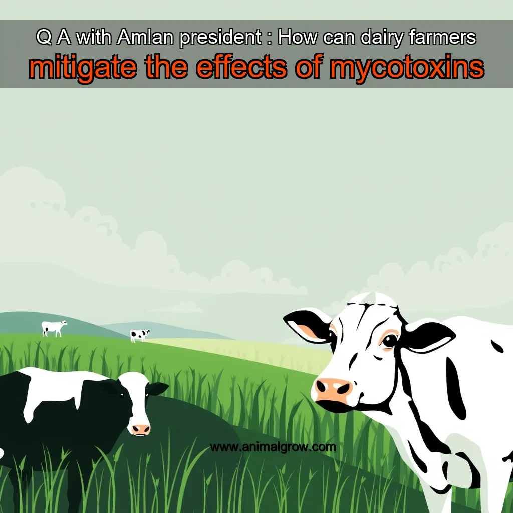 Q  A with Amlan president : How can dairy farmers mitigate the effects of mycotoxins