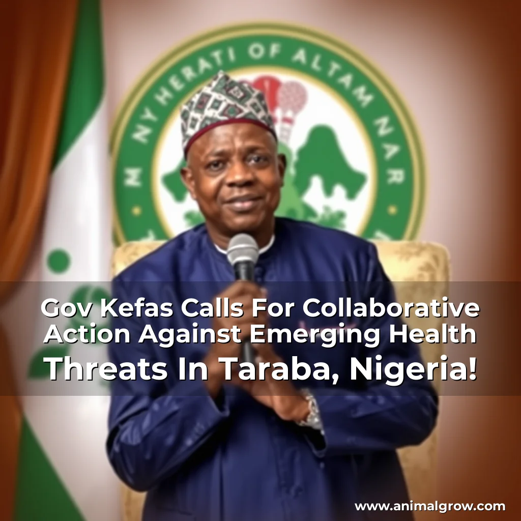 Gov Kefas Calls For Collaborative Action Against Emerging Health Threats In Taraba, Nigeria!