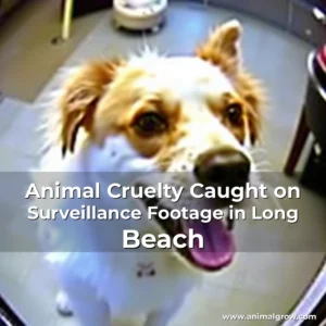 Artistic representation for Animal Cruelty Caught on Surveillance Footage in Long Beach