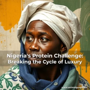 Artistic representation for Nigeria's Protein Challenge: Breaking the Cycle of Luxury