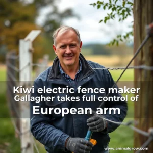 Artistic representation for Kiwi electric fence maker Gallagher takes full control of European arm