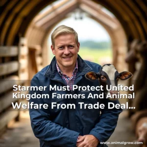 Artistic representation for Starmer Must Protect United Kingdom Farmers And Animal Welfare From Trade Deal Betrayal!