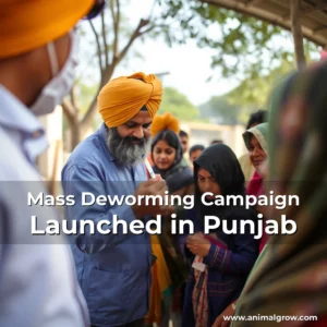 Artistic representation for Mass Deworming Campaign Launched in Punjab