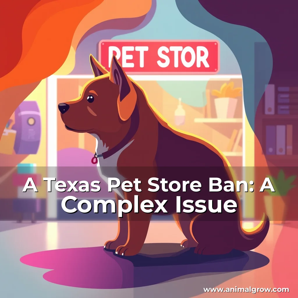 A Texas Pet Store Ban: A Complex Issue