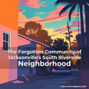 Artistic representation for The Forgotten Community of Jacksonville's South Riverside Neighborhood