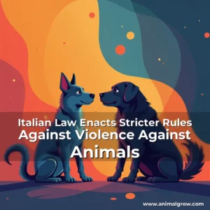 Artistic representation for Italian Law Enacts Stricter Rules Against Violence Against Animals