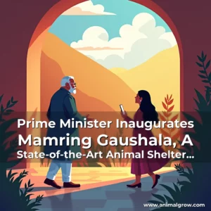 Artistic representation for Prime Minister Inaugurates Mamring Gaushala, A State-of-the-Art Animal Shelter in Sikkim