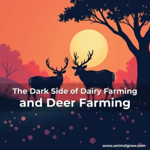 Artistic representation for The Dark Side of Dairy Farming and Deer Farming