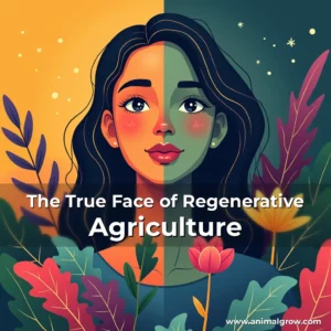 Artistic representation for The True Face of Regenerative Agriculture