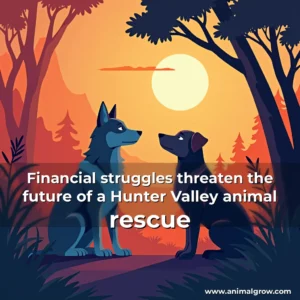 Artistic representation for Financial struggles threaten the future of a Hunter Valley animal rescue