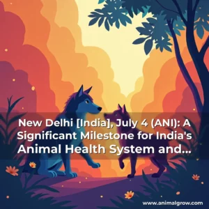 Artistic representation for New Delhi [India], July 4 (ANI): A Significant Milestone for India's Animal Health System and International Trade Facilitation