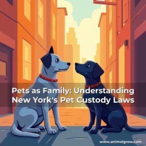 Artistic representation for Pets as Family: Understanding New York's Pet Custody Laws
