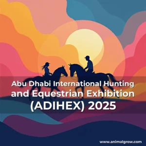 Artistic representation for Abu Dhabi International Hunting and Equestrian Exhibition (ADIHEX) 2025