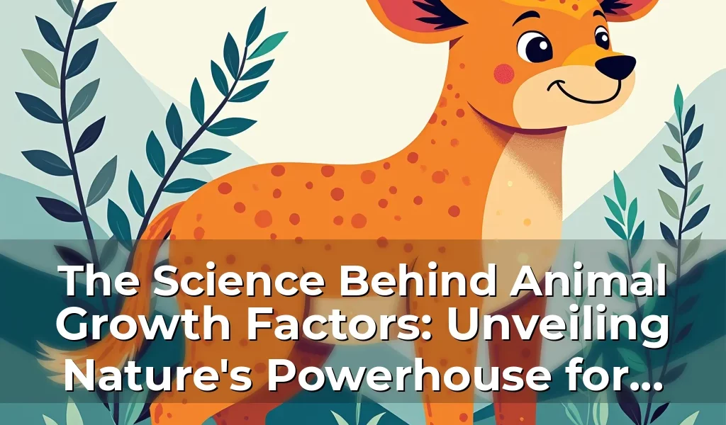 The Science Behind Animal Growth Factors: Unveiling Nature’s Powerhouse for Enhanced Development