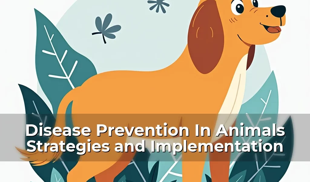 Disease Prevention In Animals Strategies and Implementation