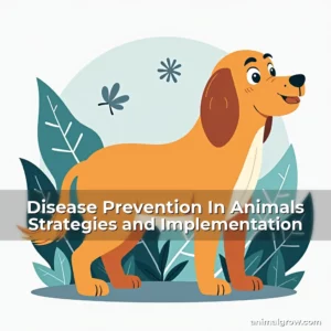 Artistic representation for Disease Prevention In Animals Strategies and Implementation