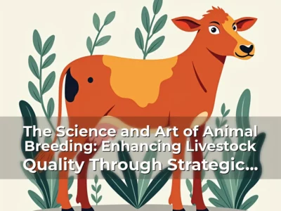 The Science and Art of Animal Breeding: Enhancing Livestock Quality Through Strategic Genetics