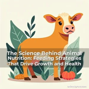 Artistic representation for The Science Behind Animal Nutrition: Feeding Strategies That Drive Growth and Health