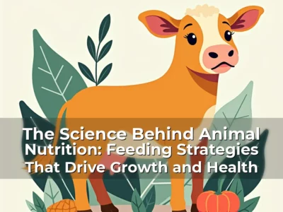 The Science Behind Animal Nutrition: Feeding Strategies That Drive Growth and Health