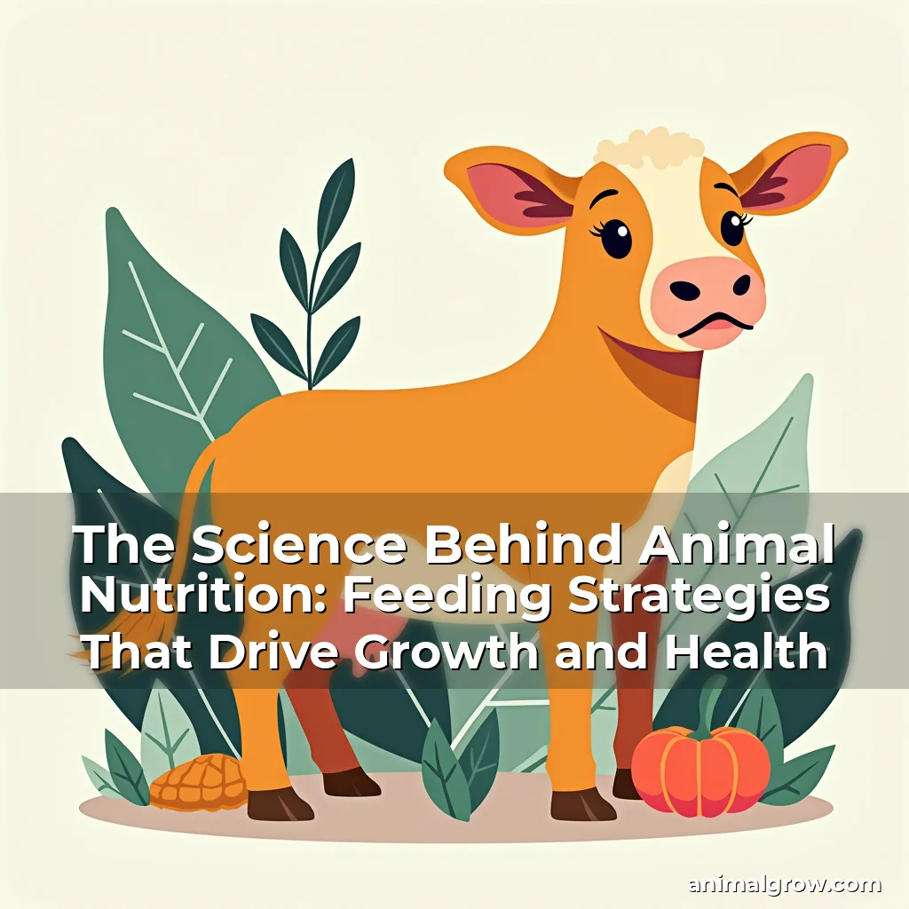 Artistic representation for The Science Behind Animal Nutrition: Feeding Strategies That Drive Growth and Health