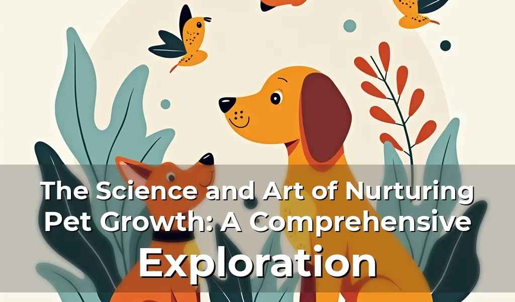 The Science and Art of Nurturing Pet Growth: A Comprehensive Exploration