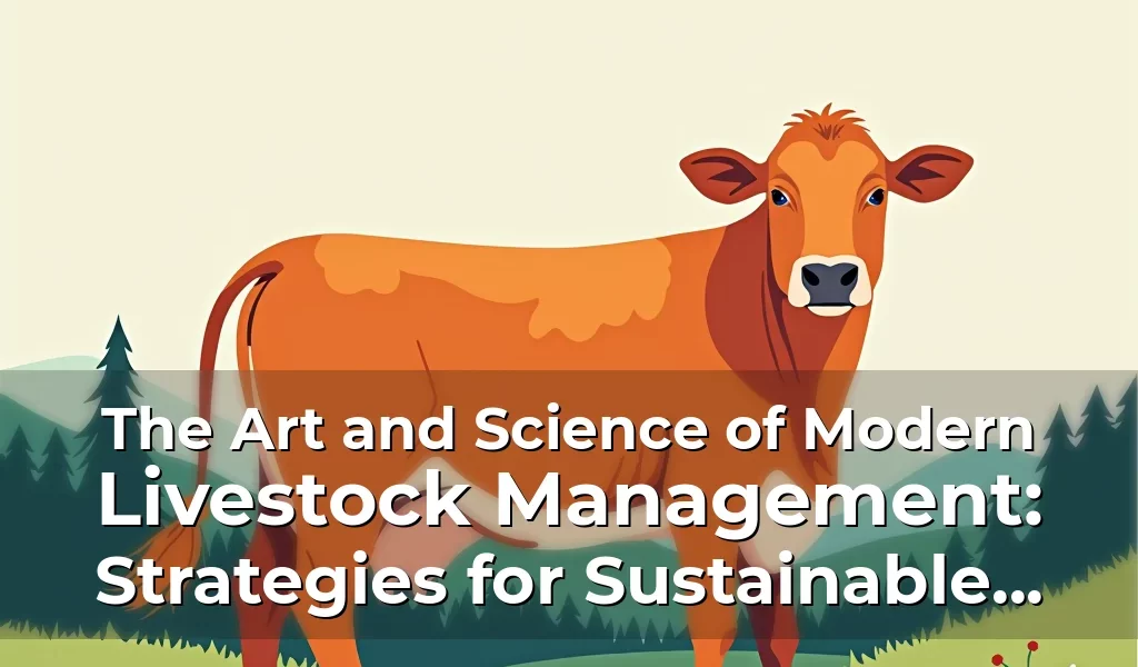 The Art and Science of Modern Livestock Management: Strategies for Sustainable Growth