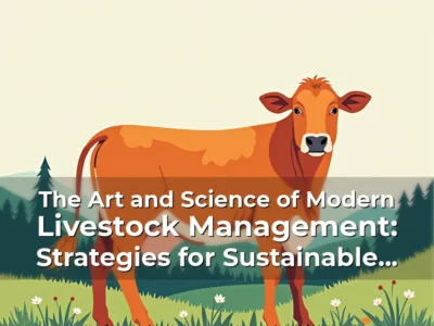 The Art and Science of Modern Livestock Management: Strategies for Sustainable Growth