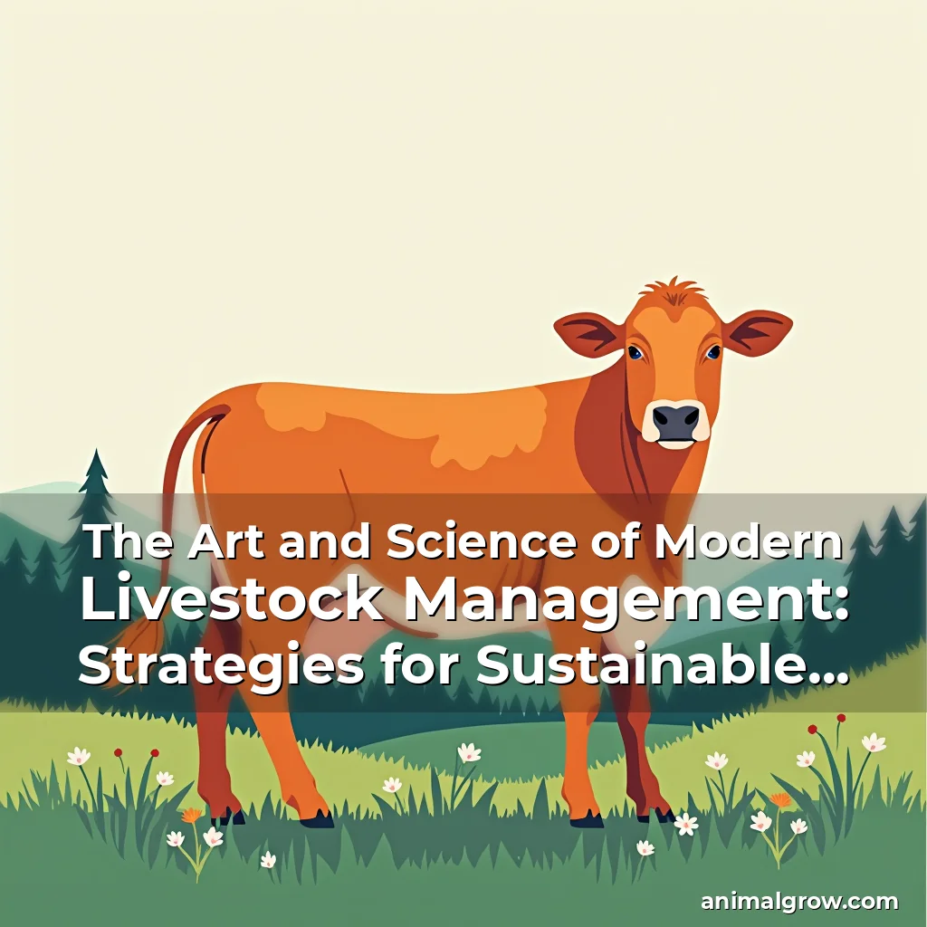Read more about the article The Art and Science of Modern Livestock Management: Strategies for Sustainable Growth