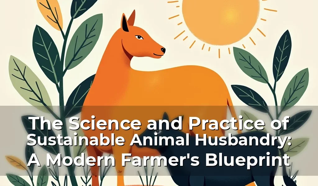 The Science and Practice of Sustainable Animal Husbandry: A Modern Farmer’s Blueprint