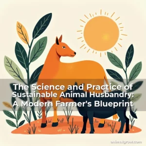 Artistic representation for The Science and Practice of Sustainable Animal Husbandry: A Modern Farmer's Blueprint