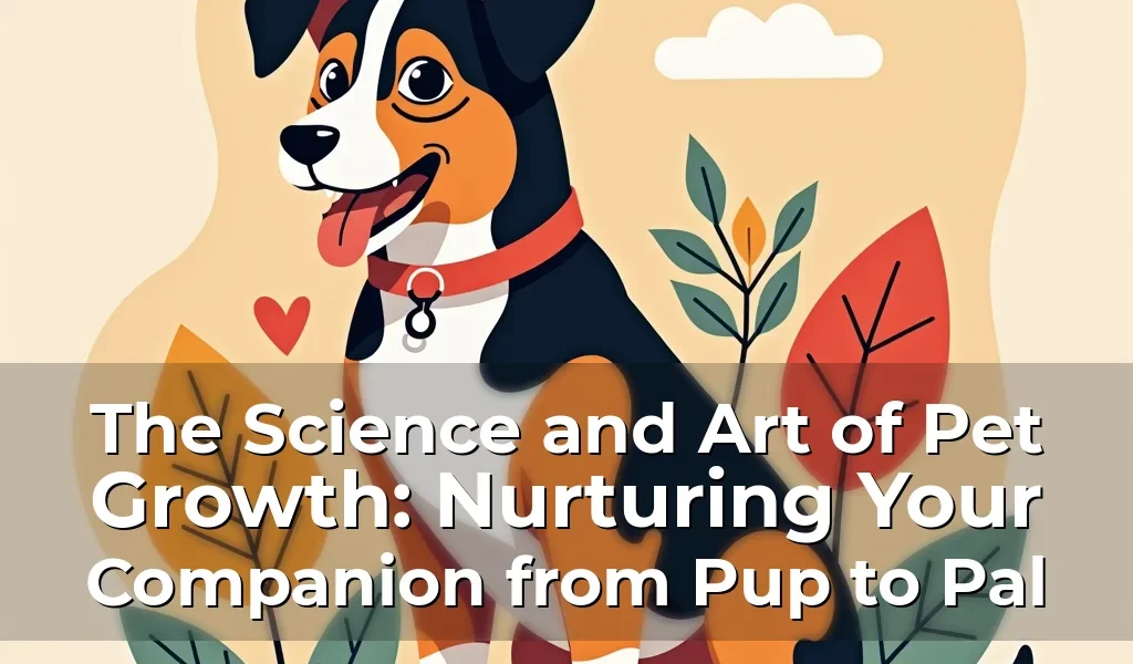 The Science and Art of Pet Growth: Nurturing Your Companion from Pup to Pal