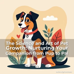 Artistic representation for The Science and Art of Pet Growth: Nurturing Your Companion from Pup to Pal