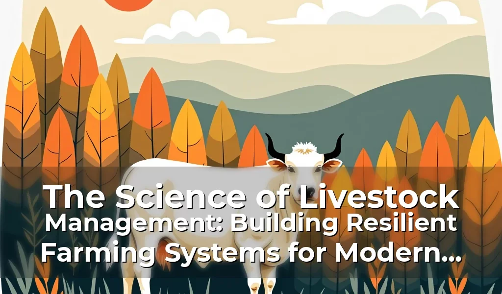 The Science of Livestock Management: Building Resilient Farming Systems for Modern Agriculture