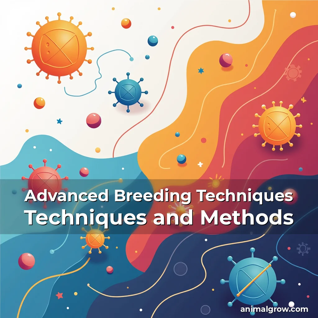 Artistic representation for Advanced Breeding Techniques Techniques and Methods