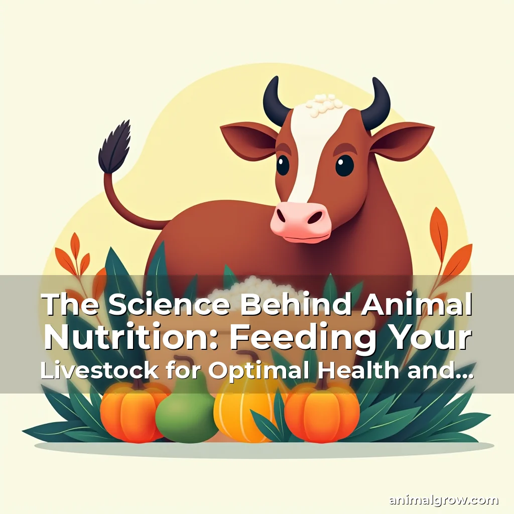 Artistic representation for The Science Behind Animal Nutrition: Feeding Your Livestock for Optimal Health and Productivity