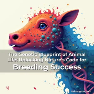 Artistic representation for The Genetic Blueprint of Animal Life: Unlocking Nature's Code for Breeding Success