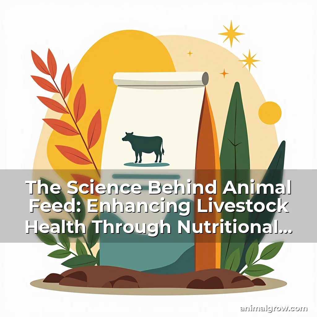Artistic representation for The Science Behind Animal Feed: Enhancing Livestock Health Through Nutritional Precision