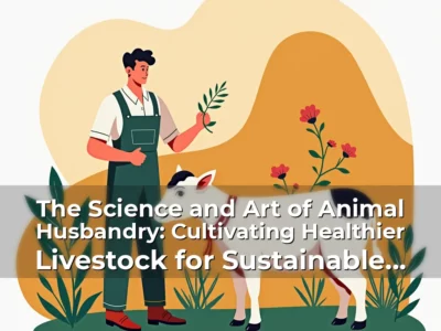The Science and Art of Animal Husbandry: Cultivating Healthier Livestock for Sustainable Farming