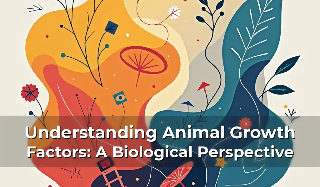 Understanding Animal Growth Factors: A Biological Perspective
