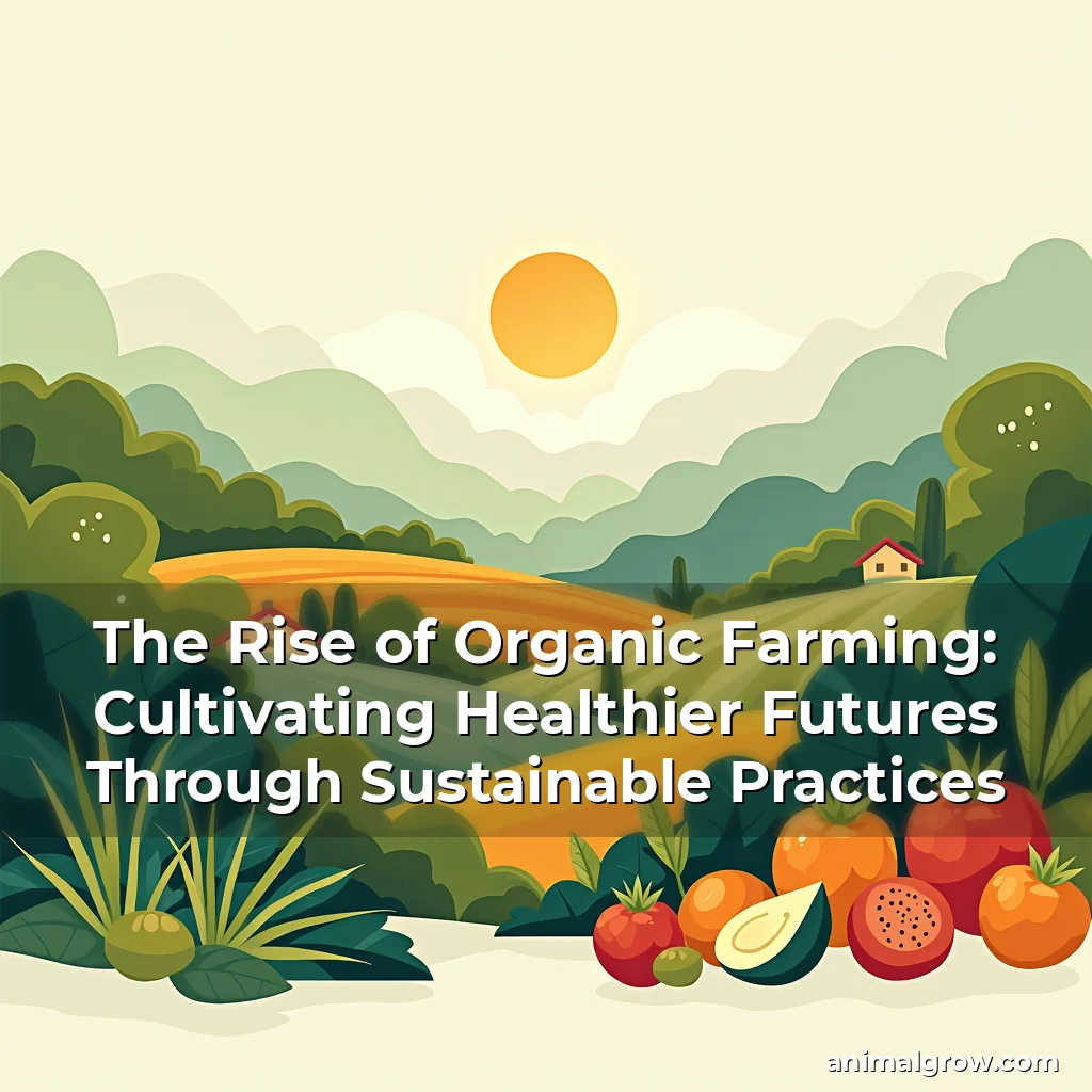 Artistic representation for The Rise of Organic Farming: Cultivating Healthier Futures Through Sustainable Practices