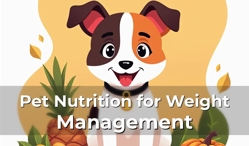 Pet Nutrition for Weight Management