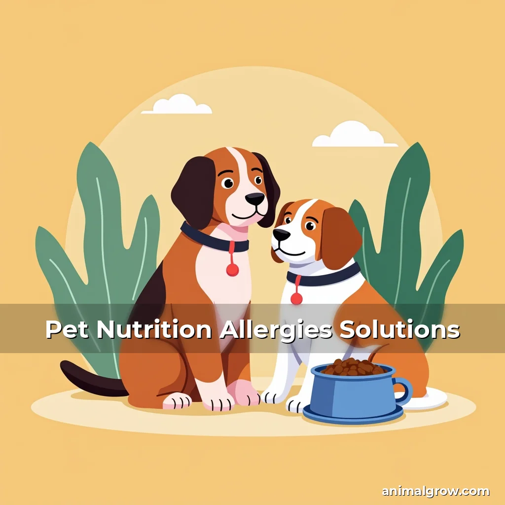 Artistic representation for Pet Nutrition Allergies Solutions